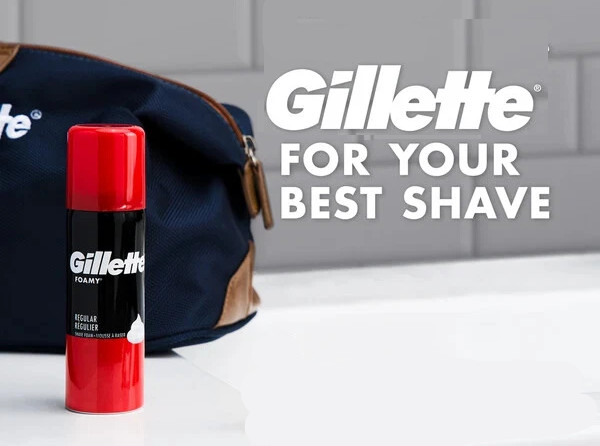 Gillette Foamy Regular Shaving Foam 2 oz (2 PACK)