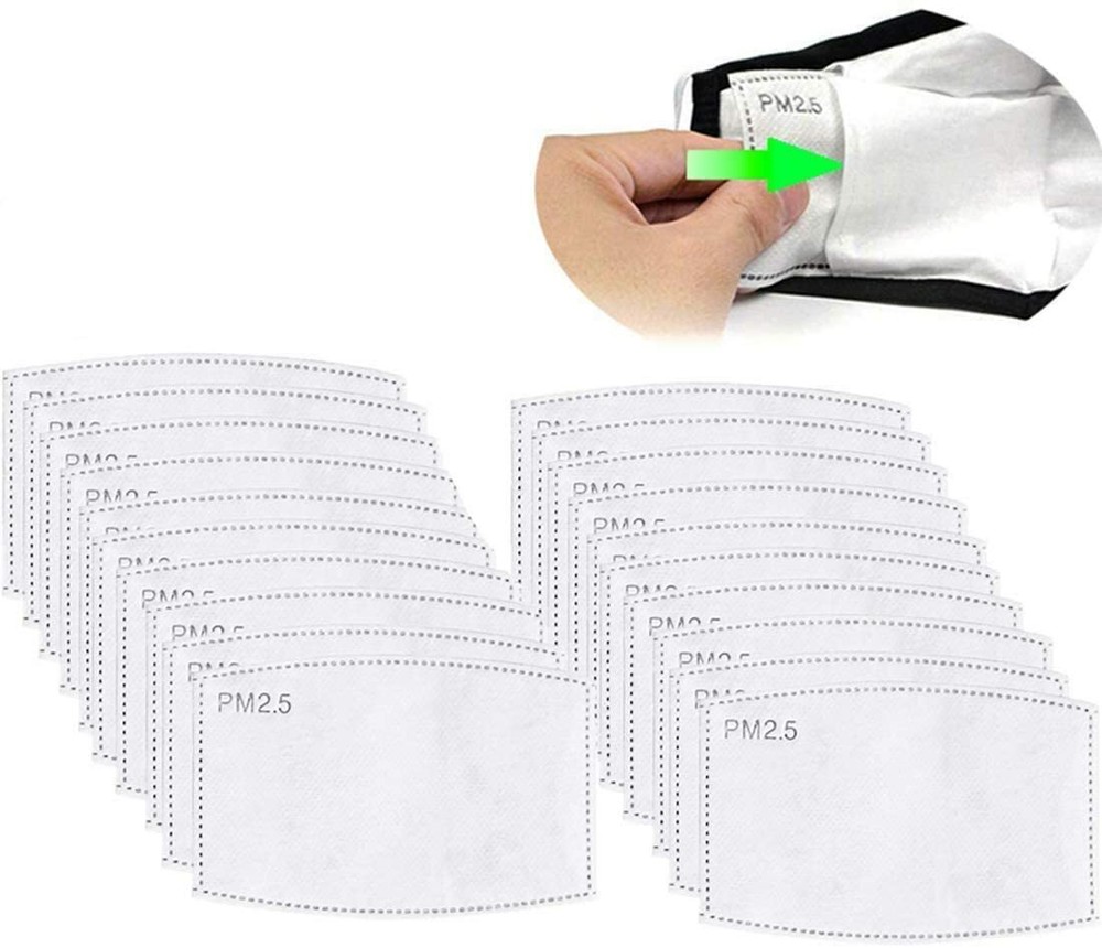 PM2.5 5 Layer Carbon Face Super Fresh Air Mask Filter Replacements