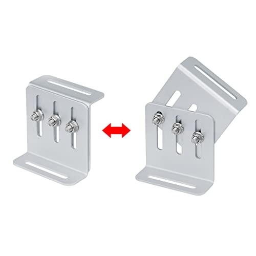 4 Sets Adjustable Solar Panel Tilt Mount Bracket, Solar Panel Rack Mount for