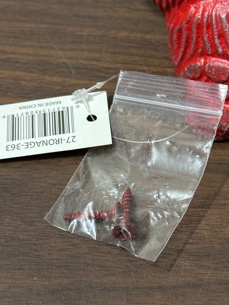 Abbott Collection Rustic Red Cast Iron Cardinal Wall Hook