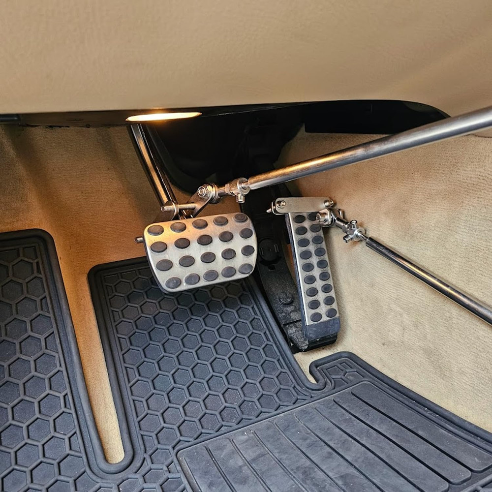 Hand Controls for Disabled Drivers Push and Pull for Automatic Cars, a Permanent