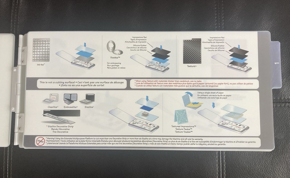 Sizzix "Original" Extended Multi-Purpose Platform Sizzix - Works with Big Shot
