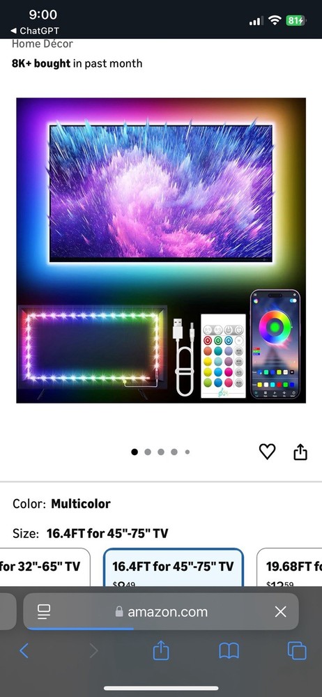 TV LED Backlight Kit