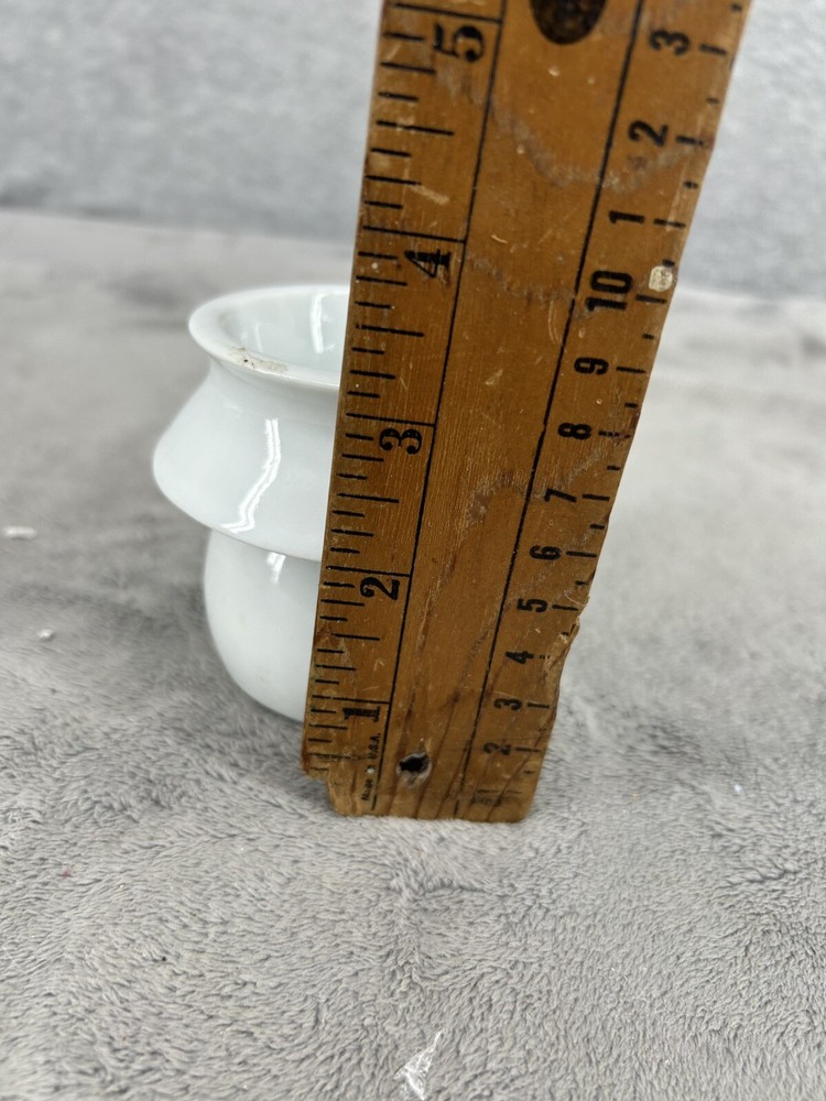 Replacement Butter Bell Top Piece White Farmhouse Classic - No Bottom!