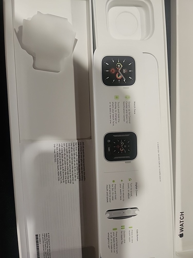 Apple Watch Empty Box Only – Original Packaging & Insert – SE 3 40mm - No Watch