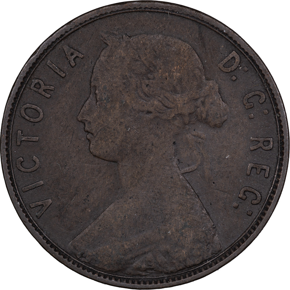 1873 1 Cent Newfoundland Canada Victoria ~ Fine