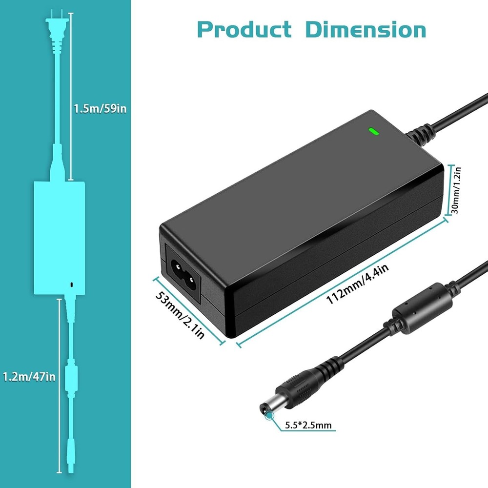 Certified 12V 5A Power Adapter for CCTV Systems with Multi-Device Support