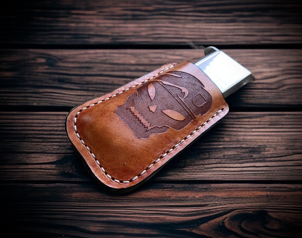 Made in USA - CoD Black Ops Skull Leather Magazine Holder