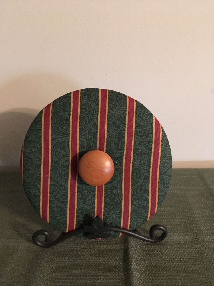Longaberger Small Fruit Fabric Lid - Imperial Stripe