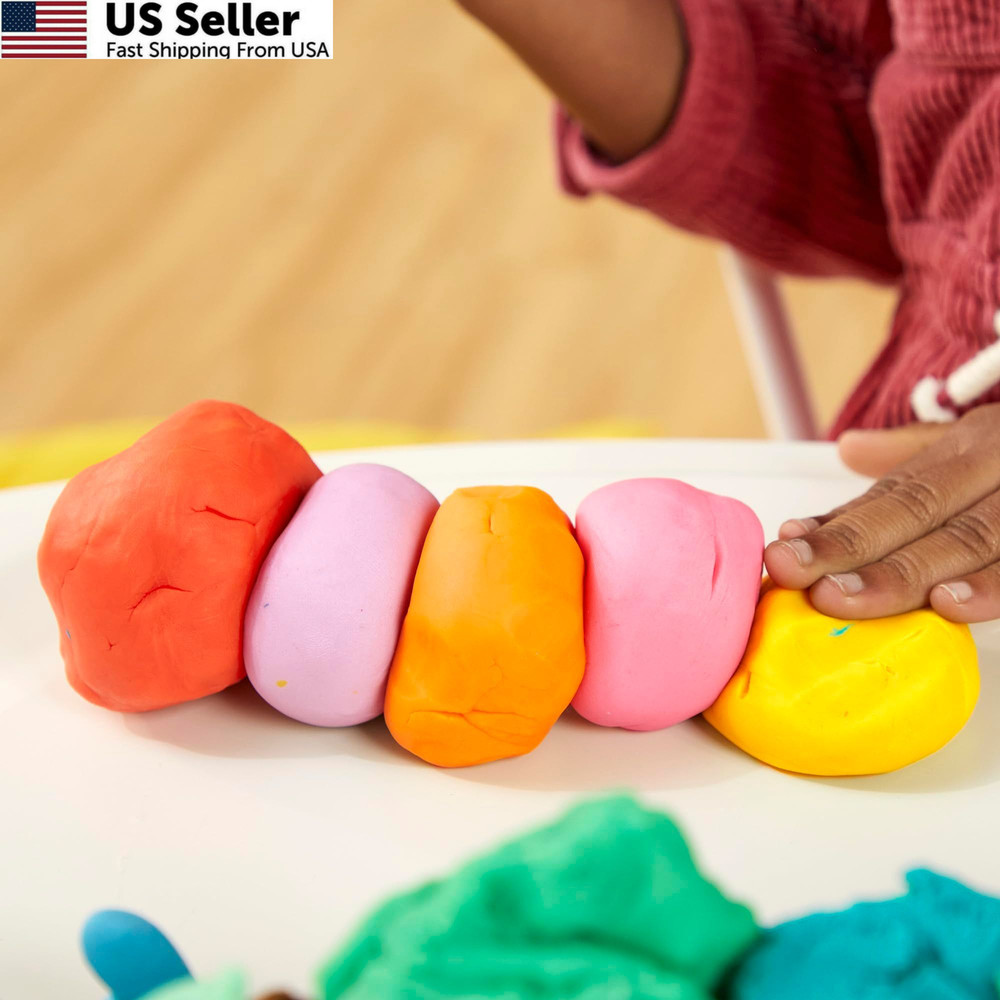 Play Doh Modeling Compound 10-Pack Case of 10 Count(Pack 1), Multicolor