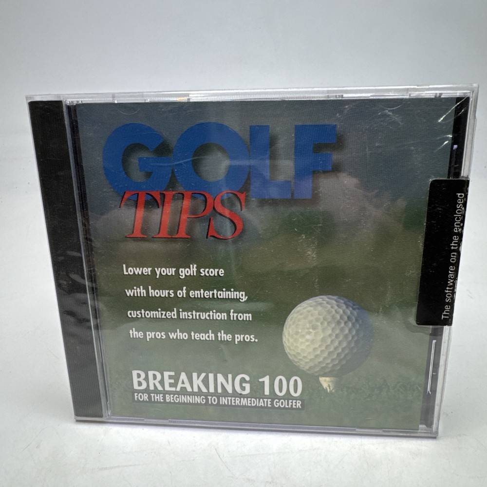 Golf Tips Breaking 100 DiAmar Interactive Beginning -Intermediate Golfer CD-ROM