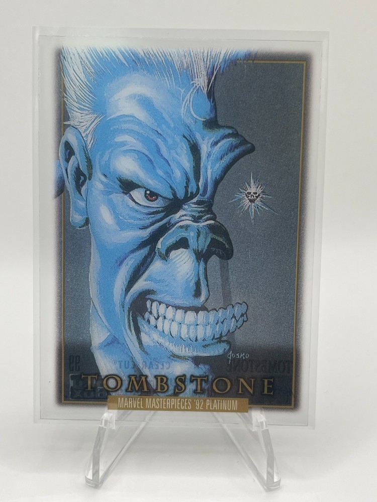 Marvel Masterpieces '92 Platinum - Clear Cut - Tombstone - 99