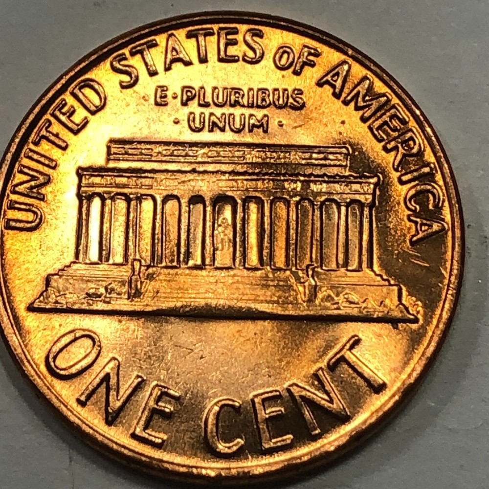 1969 D - Lincoln Memorial Cent