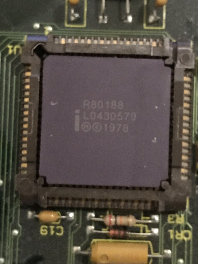 Intel R80188 CPU Microprocessor 8MHz NMOS Used Tested Ships Free
