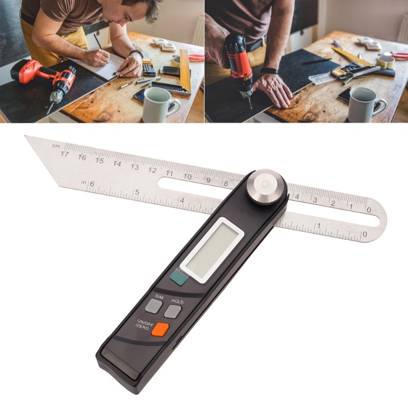 Adjustment Bevel Tool Carpentry Essential Metal Rule with Plastic Handle set