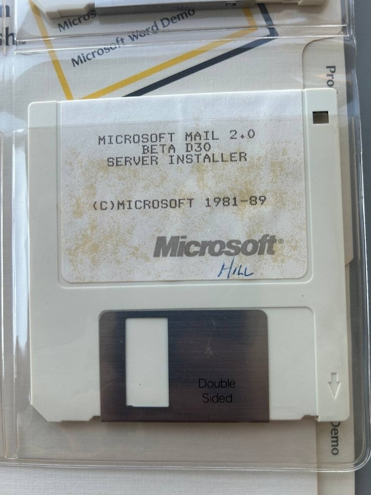 Vintage Microsoft Macintosh Demo Software Lot Excel Word Multiplan Floppy