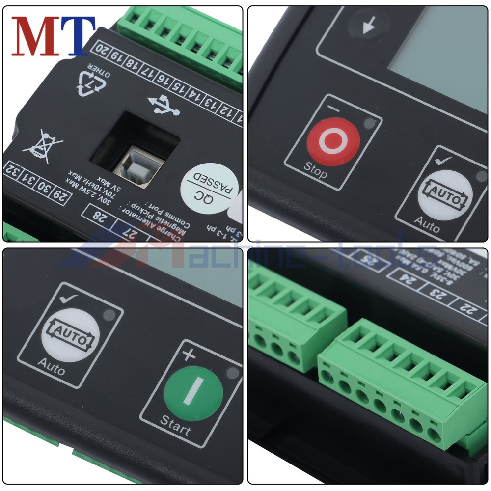 DSE4520 Generator Controller 3‑Phase Mains Detection Control Board LCD Screen