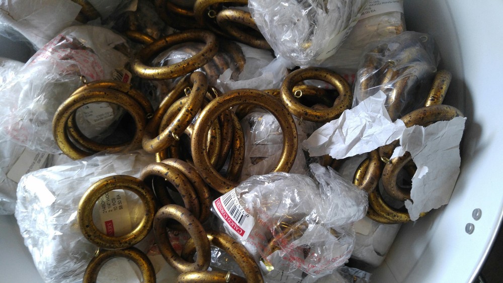 6 - Paris Texas Rings / Mottled Gold new