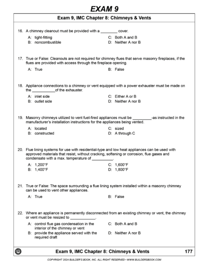 M2 Commercial Mechanical Inspector QuickPass Study Guide Based On 2024 IMC & 202