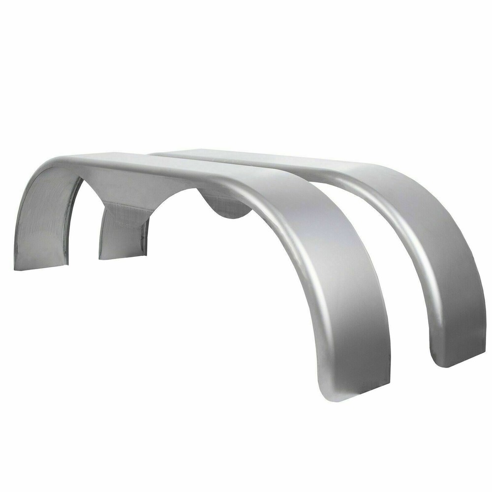 (2) 13" 14" 15" Tandem Double Axle Steel Trailer Fender w/ Tear Drop