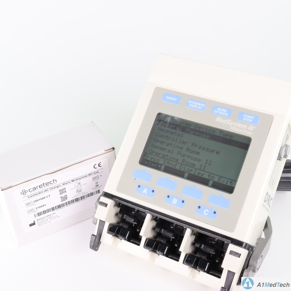 IVAC MedSystem III Pump 2865B with Power Supply