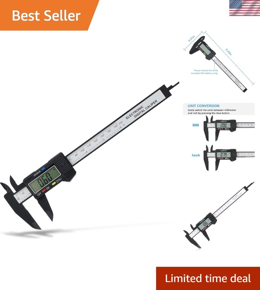 Digital Caliper 6 Black