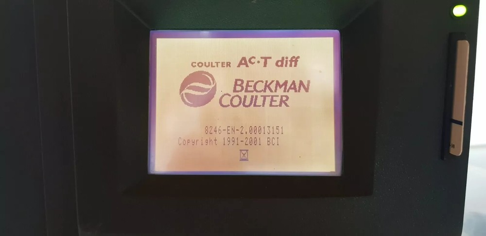 Beckman Coulter ACT diff AC T Hematology Analyzer w_ software and operator card