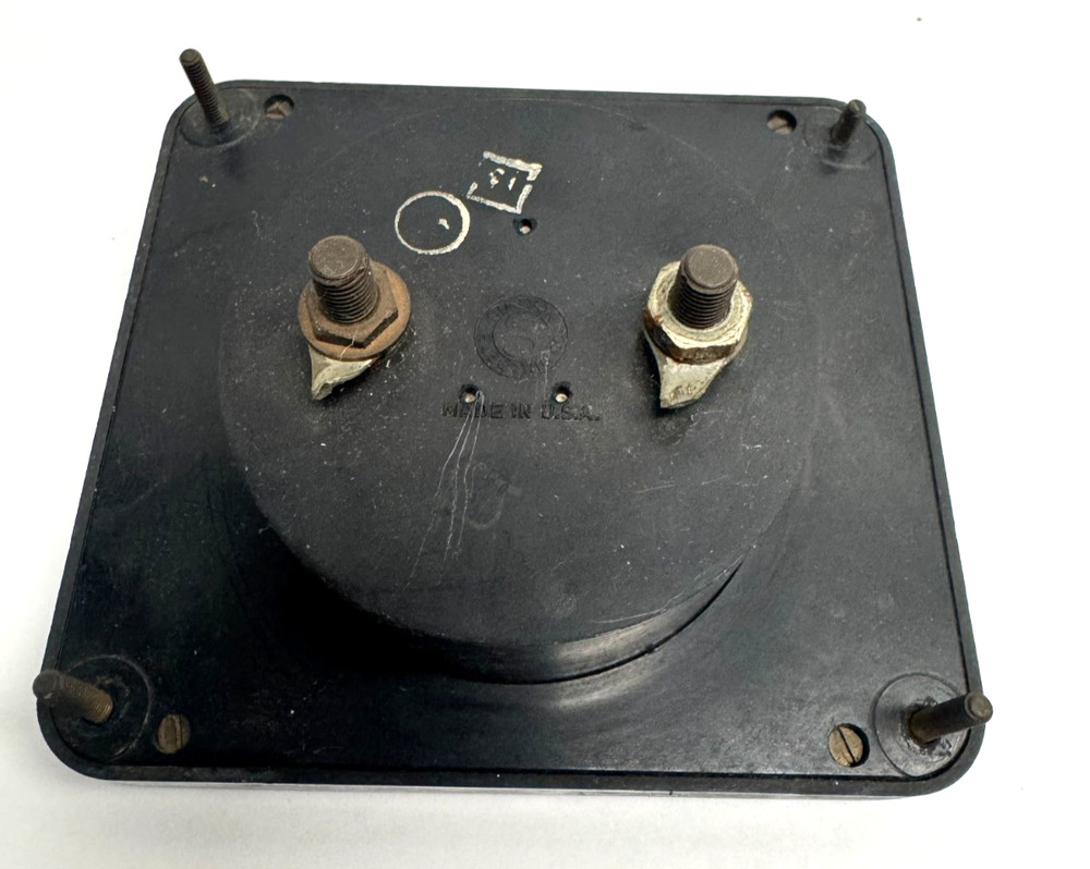 Vintage Simpson Model 59 Rectangular Analog AC Voltmeter.