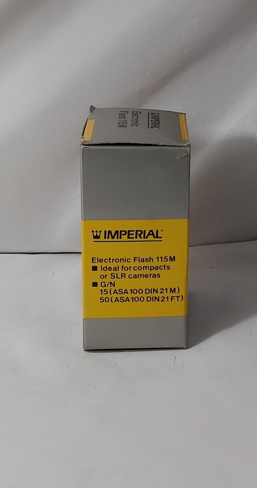 Vintage Working Imperial Crown Camera Flash 115M