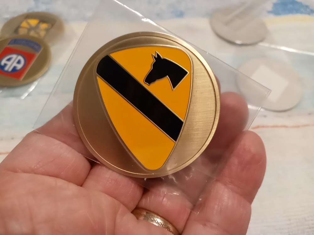 MILITARY MISC METAL EMBLEMS PEEL AND STICK