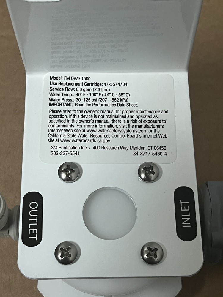 3M Head & Bracket Assembly FM1500DWS 52-125805 Genuine OEM