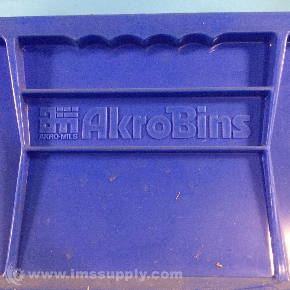 Akro Mils 30-235 Blue Hang and Stack Bin USIP