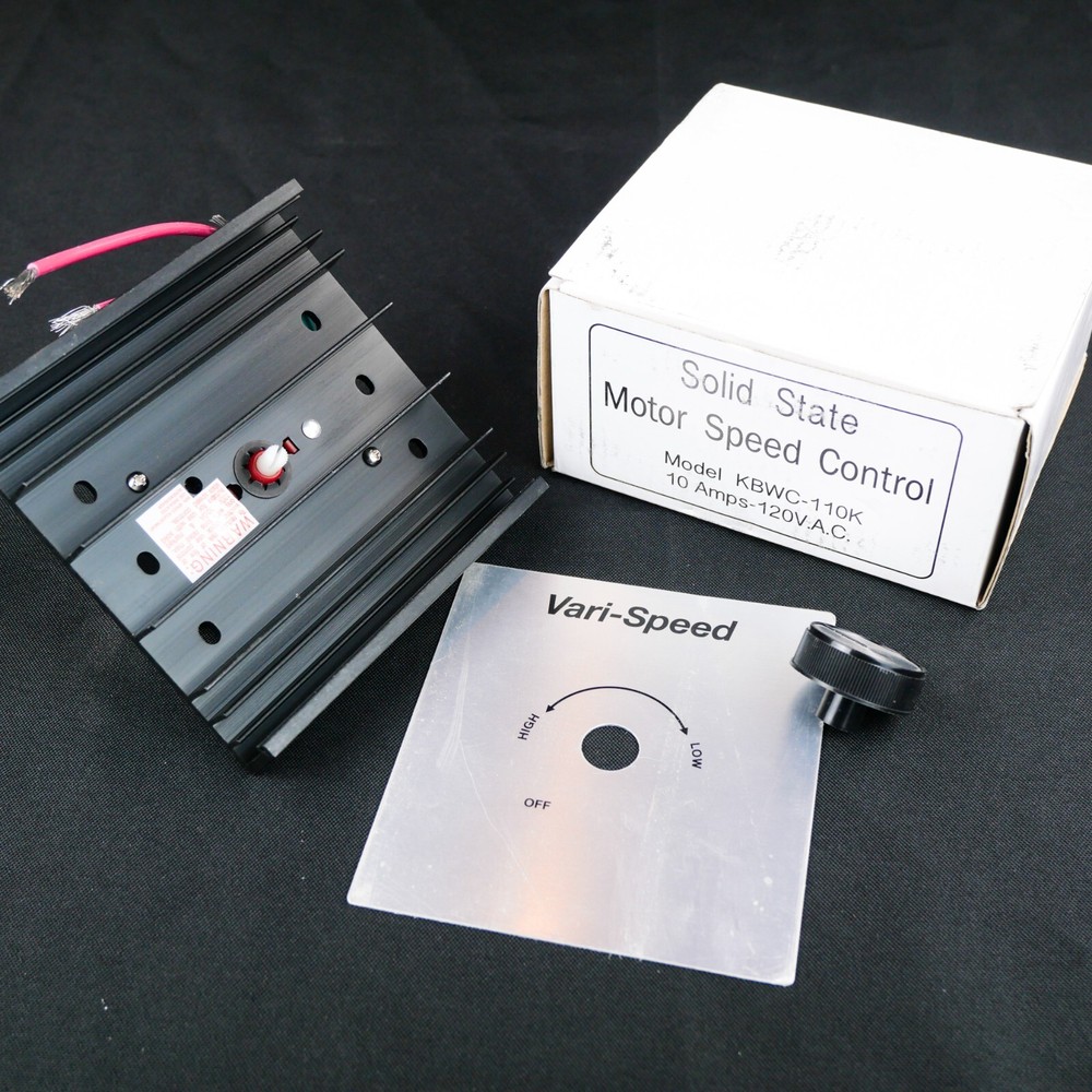 Solid State Motor Speed Control - Model KBWC-110K 10A 120V.A.C