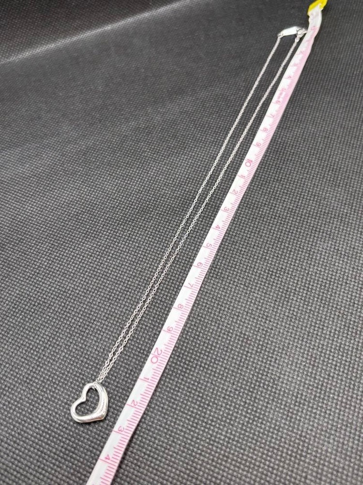 Tiffany & Co. Peretti Silver Open Heart S
