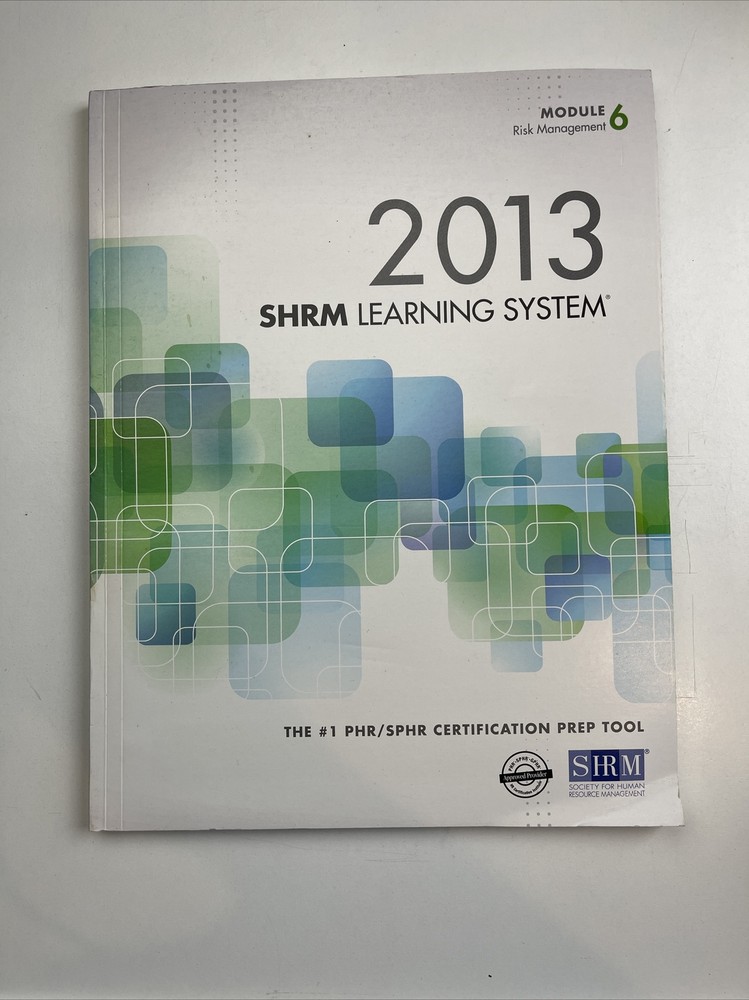SHRM Learning System books 2013