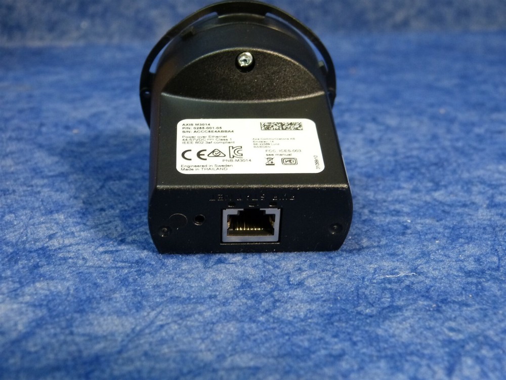 Axis M3014 / PN 0285-001 Fixed Dome Network Camera (J27)