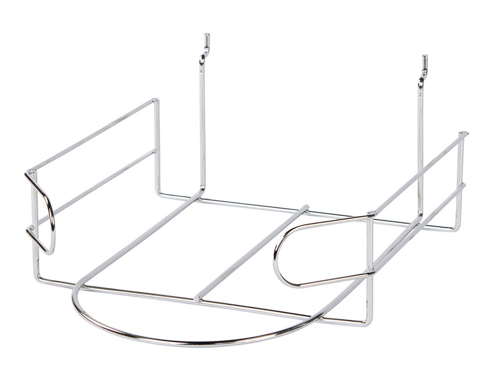 SSWBasics Chrome Wire Hat Display Rack for Slatwall or Pegboard – 8-5/8" x
