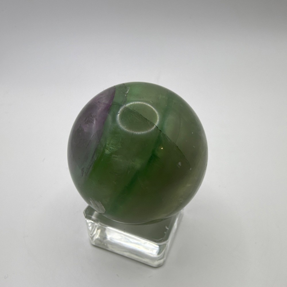 177.9g Polished Fluorite Crystal Sphere