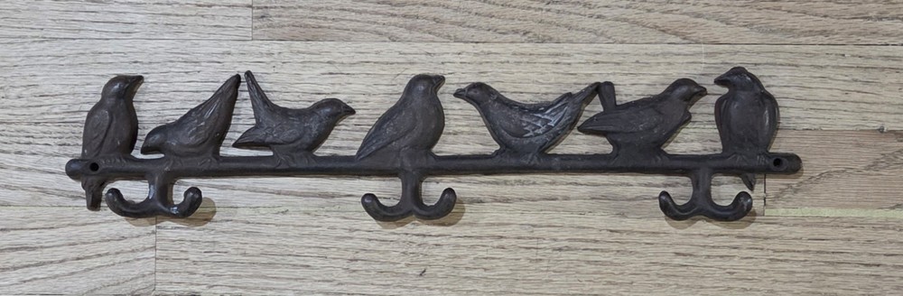 Vintage Cast Iron Bird Coat Hook