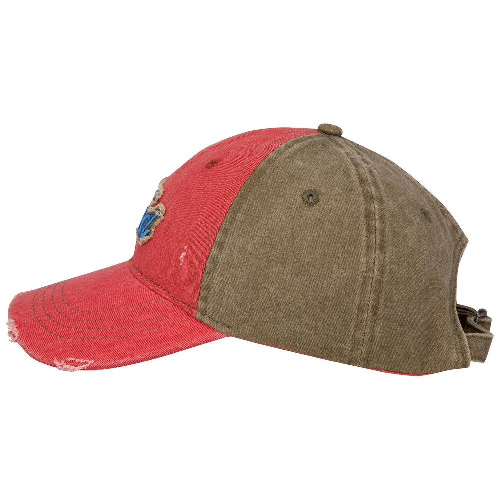 Ford Logo Distressed Cotton Twill Hat Red