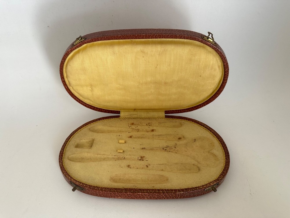 Antique Vintage Sewing Travel Empty Box