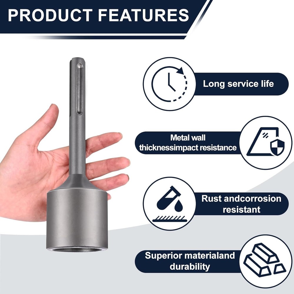 Industrial T-Post Driver for SDS Max Hammers