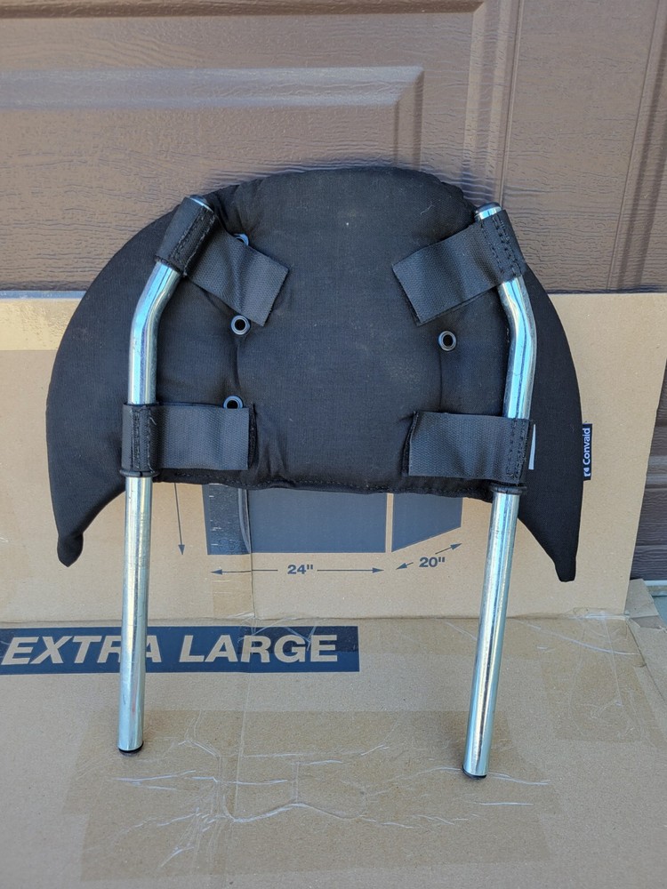 Convaid Cruiser Size 12 Headrest Extension Head Rest Black