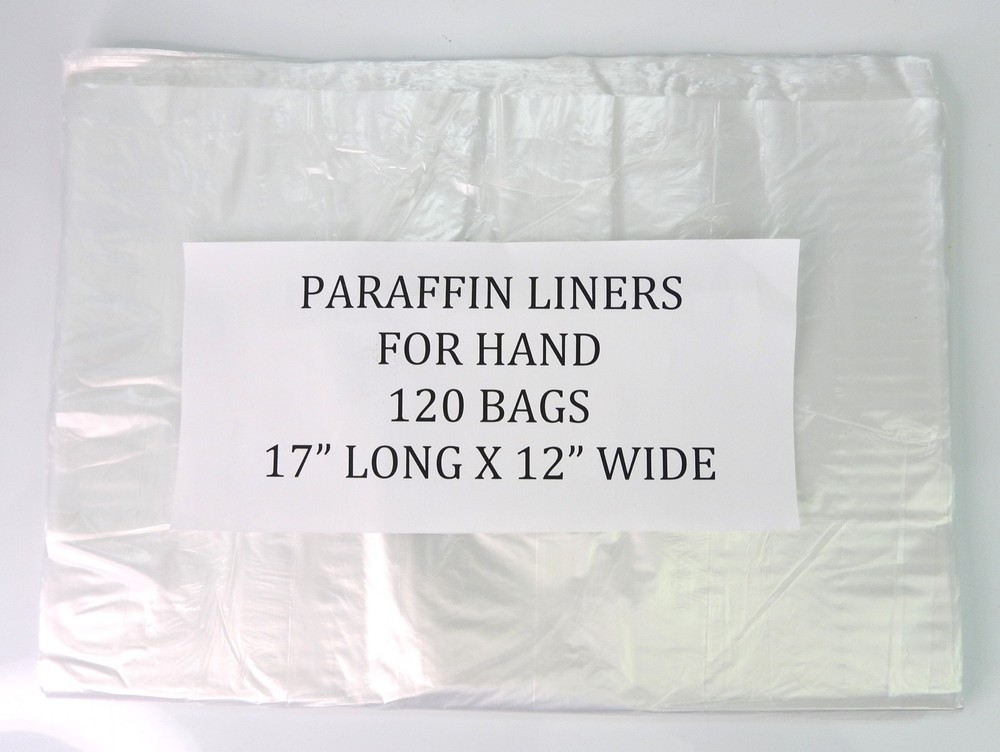 Plastic Paraffin Liners for Hand 120 Bags