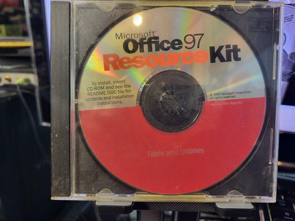 MICROSOFT OFFICE 97 Resource Kit, TOOLS AND UTILITIES CD-ROM DISC ONLY