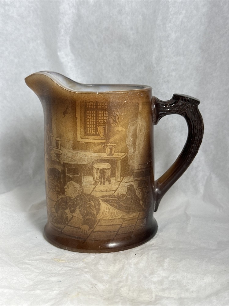 Brown antique glass Pitcher