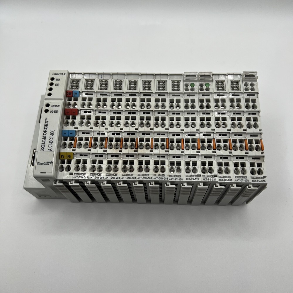 Kollmorgen AKT-ECT-000 Bus Coupler Module & 12 Terminals EtherCAT