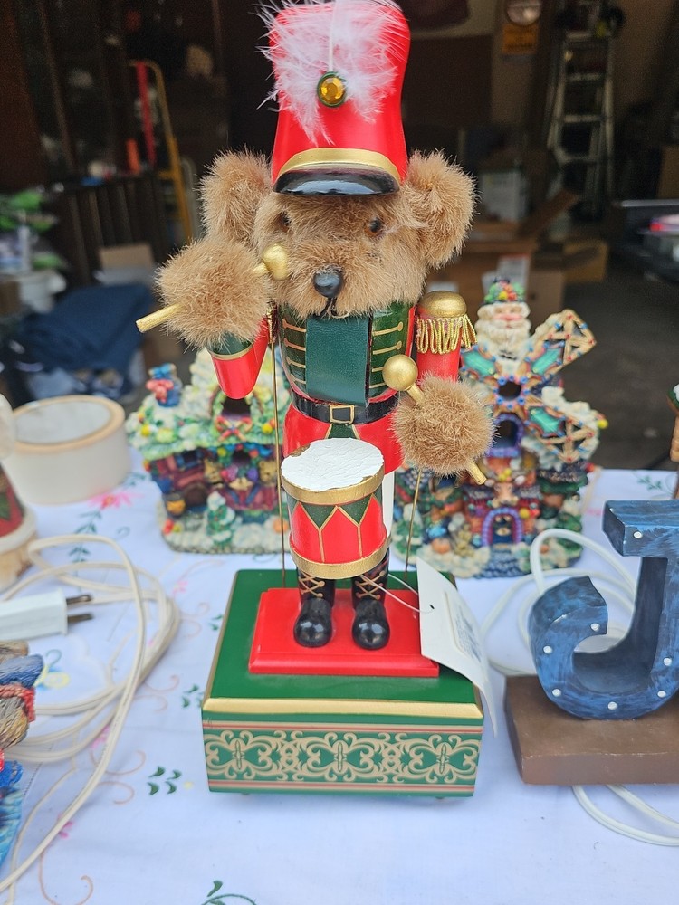 Macy's Musical Drummer Bear Nutcracker
