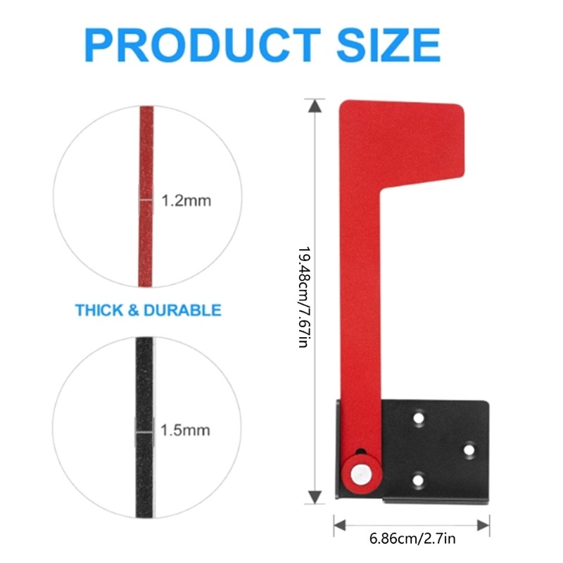Mailbox Flag Replacement with Double Sided Sticky Pads Easy Installation