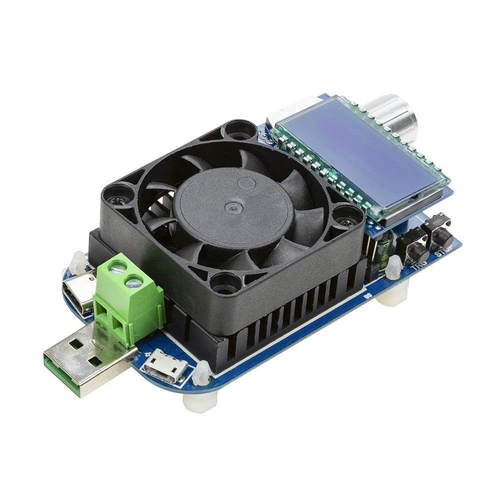 Electronic USB Load Tester, Adjustable Discharge Resistor Module 35W, Test and T